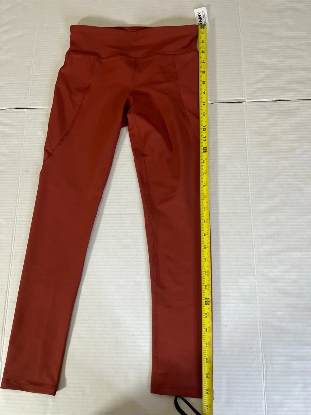 Old Navy Rust-Red High Rise Leggings